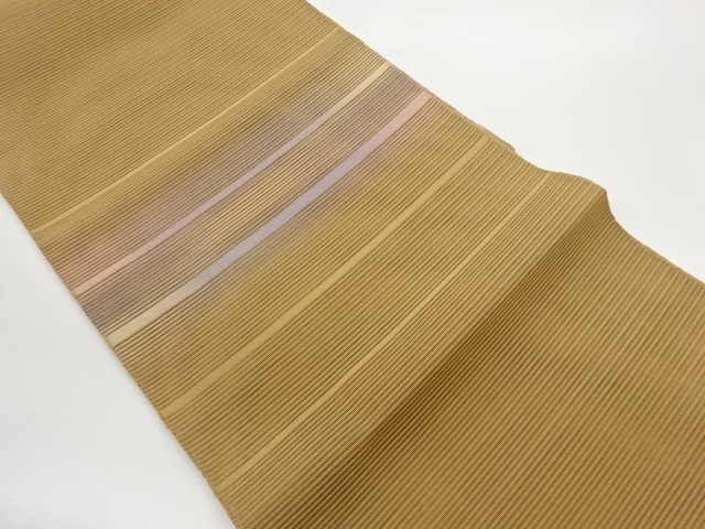JAPANESE NAGOYA OBI FOR SUMMER / WOVEN STRIPE